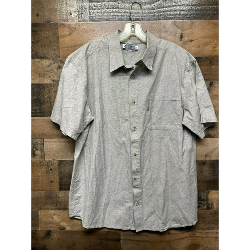 Columbia Men's Short Sleeve Button Up Size‎ Large